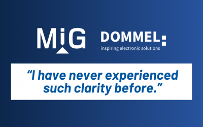 How EMS manufacturer Dommel optimised materials management and processes with MiG from Perzeptron