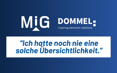 Materialwirtschaft und Prozesse mit MiG optimiert